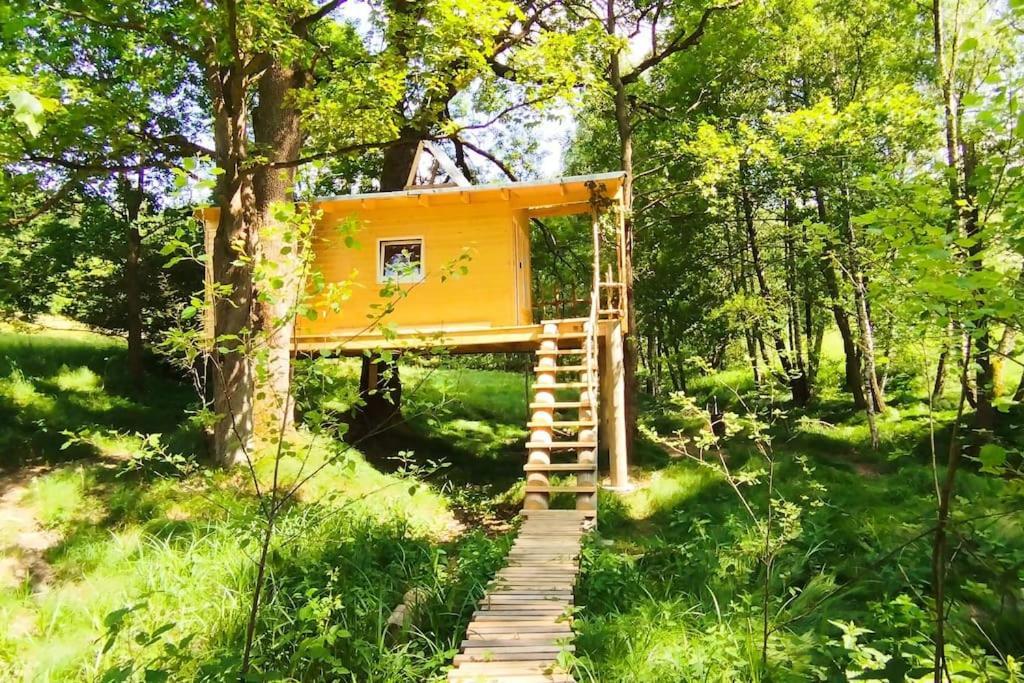 Mikulášovice Treehouse Lea 아파트 외부 사진